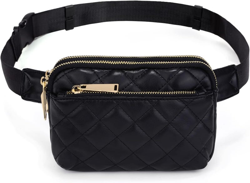 UTO Fanny Pack for Women Crossbody Trendy Fashion Belt Purse Chest Waist Hip Bumbag for Outdoor Shopping Travel Hiking - Image 5